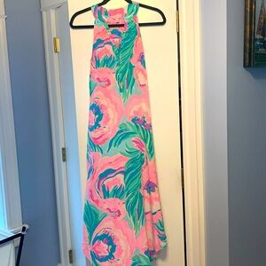 Beautiful 100% silk Lilly Pulitzer maxi dress